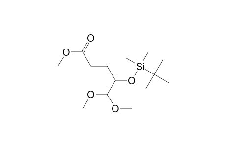 Methyl 5,5-Dimethoxy-4-[[dimethyl(1,1-dimethylethyl)silyl]oxy]pentanoate