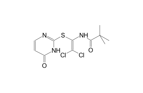N-[2,2-Dichloro-1-(4-oxo-1,4-dihydro-pyrimidin-2-ylsulfanyl)-vinyl]-2,2-dimethyl-propionamide