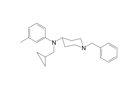 1-Benzyl-N-cyclopropylmethyl-N-(3-methylphenyl)piperidin-4-amine