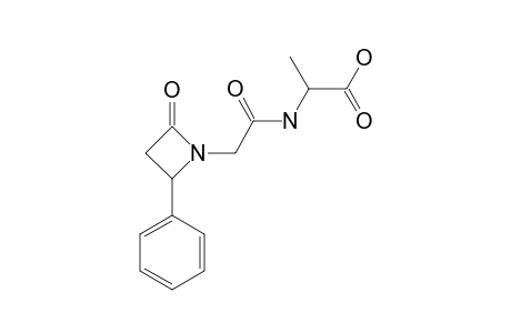 [2-[(S)-2-OXO-4-PHENYLAZETIDIN-1-YL]-ACETYL]-L-ALANINE
