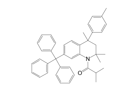1-Isobutyryl-2,2,4-trimethyl-4-(4-methylphenyl)-7-trityl-1,2,3,4-tetrahydroquinoline
