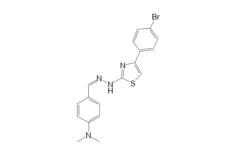 2-(4-Dimethylaminobenzylidine)hydrazinyl-4-(4-bromophenyl) thiazole