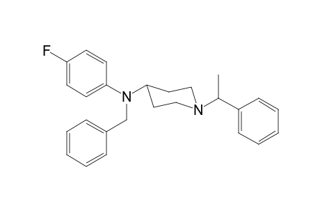 N-Benzyl-N-4-fluorophenyl-1-(1-phenylethyl)piperidin-4-amine