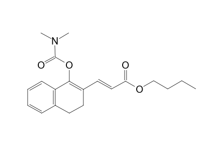 Butyl (E)-3-(1-((dimethylcarbamoyl)oxy)-3,4-dihydronaphthalen-2-yl)acrylate