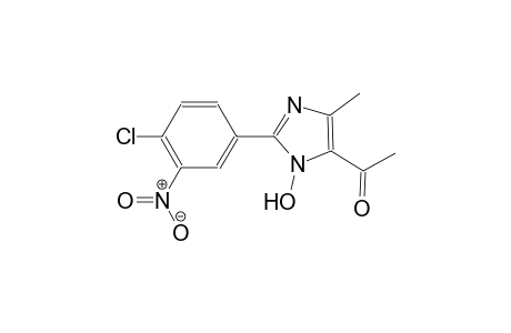 1-[2-(4-chloro-3-nitrophenyl)-1-hydroxy-4-methyl-1H-imidazol-5-yl]ethanone