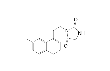 3-[2-(3,4-Ddihydro-7-methyl-1-naphthalenyl)ethyl]imidazolidine-2,4-dione
