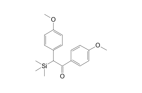 1,2-Bis(4-methoxyphenyl)-2-(trimethylsilyl)ethanone