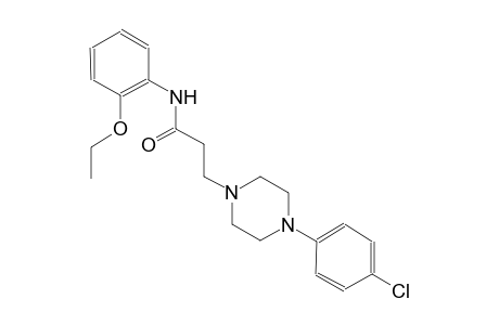 1-piperazinepropanamide, 4-(4-chlorophenyl)-N-(2-ethoxyphenyl)-