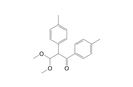 3,3-Dimethoxy-1,2-bis(4-methylphenyl)-1-propanone