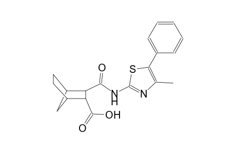 bicyclo[2.2.1]heptane-2-carboxylic acid, 3-[[(4-methyl-5-phenyl-2-thiazolyl)amino]carbonyl]-