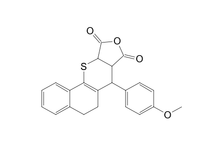 4-(p-Methoxyphenyl)-5,6-dihydrobenzo[h]thiochroman-2,3-dicarboxylic anhydride
