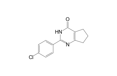 2-(4-Chlorophenyl)-5H-6,7-dihydrocyclopenta[d]pyrimidin-4(3H)one
