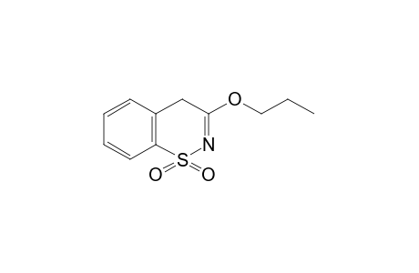 3-propoxy-4H-1,2-benzothiazine, 1,1-dioxide