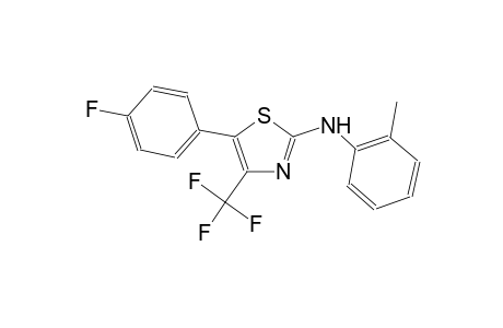 5-(4-fluorophenyl)-N-(2-methylphenyl)-4-(trifluoromethyl)-1,3-thiazol-2-amine