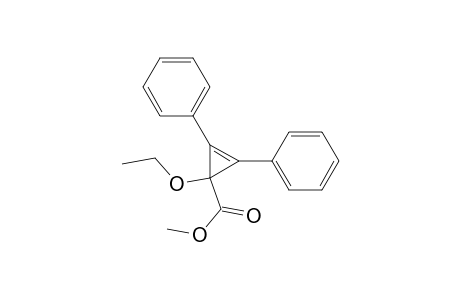 2-Cyclopropene-1-carboxylic acid, 1-ethoxy-2,3-diphenyl-, methyl ester