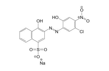 1-Naphthalenesulfonic acid, 3-[(5-chloro-2-hydroxy-4-nitrophenyl)azo]-4-hydroxy-, monosodium salt