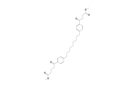 METHYL-5-[4-(9-[4-(4-METHOXYSUCCINYL)-PHENYL]-NONYL)-PHENYL]-5-OXOPENTANOATE