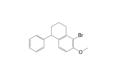 Naphthalene, 5-bromo-1,2,3,4-tetrahydro-6-methoxy-1-phenyl-