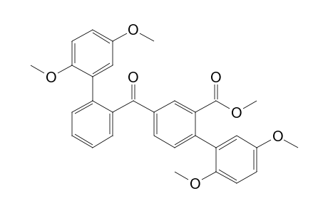 Methyl 4-(2',5'-Dimethoxybiphenylcarbonyl)-2',5'-dimethoxybiphenyl-2-carboxylate