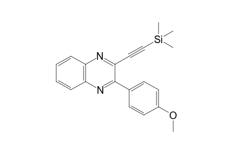 2-(4-Methoxyphenyl)-3-((trimethylsilyl)ethynyl)quinoxaline