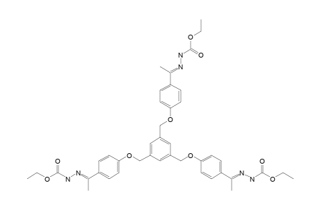 1-[4-[3,5-DI-(4-ACETYLPHENOXYMETHYL)-BEZYLOXY]-PHENYL]-1-ETHANONE-N-ETHOXYCARBONYLHYDRAZONE