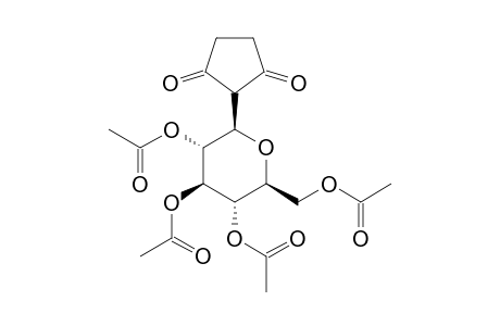 2-(2',3',4',6'-TETRA-O-ACETYL-BETA-D-GLUCOPYRANOSYL)-1,3-CYClOPENTANEDIONE
