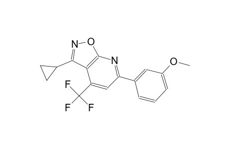 isoxazolo[5,4-b]pyridine, 3-cyclopropyl-6-(3-methoxyphenyl)-4-(trifluoromethyl)-