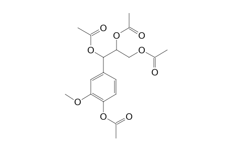 3-(4-ACETOXY-3-METHOXY-PHENYL)-1,2,3-TRIACETATE