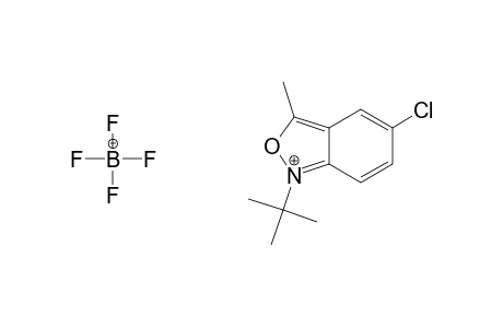 5-Chloro-3-methyl-N-(t-butyl)-2,1-benzisoxazolinium-Tetrafluoroborate