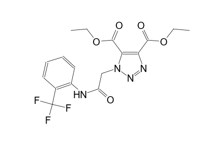 1H-1,2,3-triazole-4,5-dicarboxylic acid, 1-[2-oxo-2-[[2-(trifluoromethyl)phenyl]amino]ethyl]-, diethyl ester