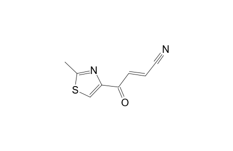 2-Butenenitrile, 4-(2-methyl-4-thiazolyl)-4-oxo-