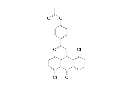 (E)-aceticacid4-[2-(1,5-dichloro-10-oxo-10H-anthracen-9-ylidene)-acetyl]-phenylester