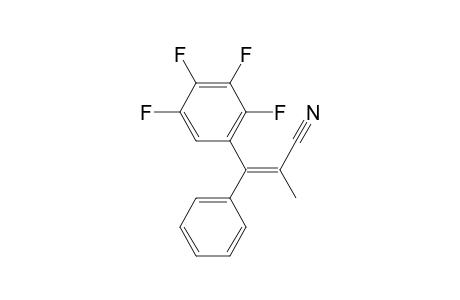 (Z)-2-methyl-3-phenyl-3-(2,3,4,5-tetrafluorophenyl)acrylo-nitrile