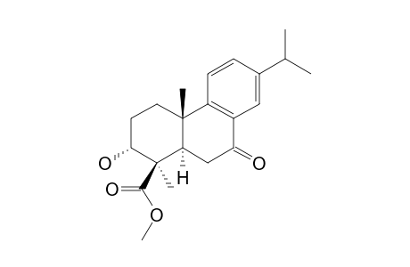 METHYL-3-ALPHA-HYDROXY-7-OXO-DEHYDROABIETATE