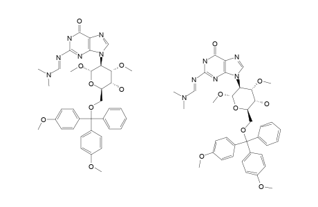 6'-O-DIMETHOXYTRITYL-1',3'-DI-O-METHYL-2'-DEOXY-2'-(N(2)-(DIMETHYLAMINO)-METHYLENE-GUANIN-9-YL)-D-ALTROPYRANOSIDE