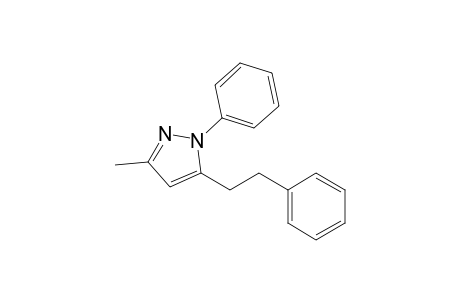 3-Methyl-1-phenyl-5-(2-phenylethyl)pyrazole