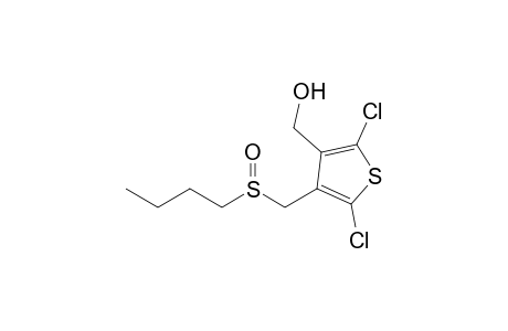 [4-(butylsulfinylmethyl)-2,5-bis(chloranyl)thiophen-3-yl]methanol