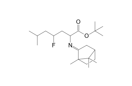 t-Butyl 4'-fluoro-2-(1",7",7"-trimethylbicyclo[2.2.1]hept-2"-ylidene)amino-6-methylheptanoate