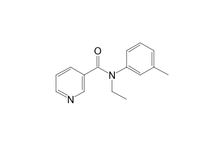 Nicotinamide, N-ethyl-N-(3-methylphenyl)-