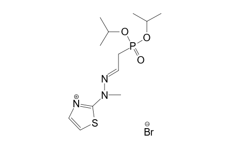 DIISOPROPOXYPHOSPHORYLACETALDEHYDE-N-METHYL-N-2-(1,3-THIAZOLYL)-HYDRAZONE-HYDROBROMIDE