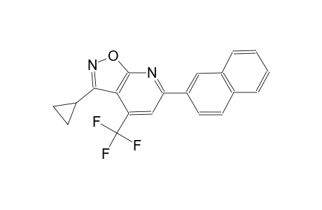 isoxazolo[5,4-b]pyridine, 3-cyclopropyl-6-(2-naphthalenyl)-4-(trifluoromethyl)-