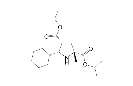 (2R,4R,5R)-5-cyclohexyl-2-methyl-pyrrolidine-2,4-dicarboxylic acid O4-ethyl ester O2-isopropyl ester