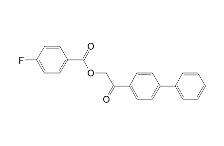 2-[1,1'-Biphenyl]-4-yl-2-oxoethyl 4-fluorobenzoate