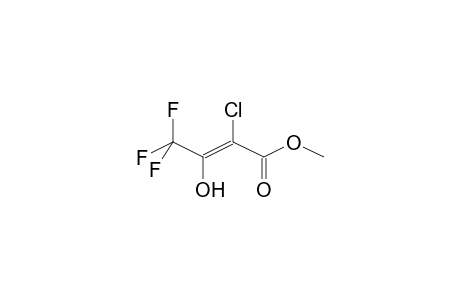 2-CHLORO-4,4,4-TRIFLUORO-3-OXOBUTANOIC ACID, METHYL ESTER (ENOL)