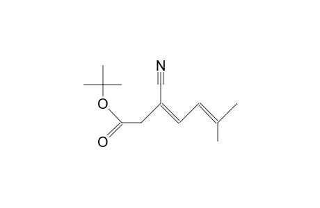 tert-Butyl-3-cyano-6-methyl-trans-3,5-heptadienoate
