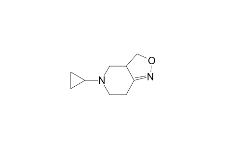 5-Cyclopropyl-3,3a,4,5,6,7-hexahydroisoxazolo[4,3-c]pyridine