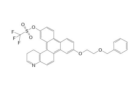 11-Aza-7-[2-(benzyloxy)ethoxy]benzo[g]-2-[(trifluoromthanesulfonyl)oxy]-13,14-dihydrochrysene