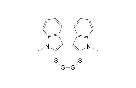5,10-Dimethyl-5,10-dihydro[1,2,3,4-tetrathiocino[5,6-b ; 8,7-b']diindole