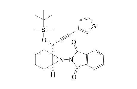 2-((1R,6S)-1-((S)-1-((tert-butyldimethylsilyl)oxy)-3-(thiophen-3-yl)prop-2-yn-1-yl)-7-azabicyclo[4.1.0]heptan-7-yl)isoindoline-1,3-dione