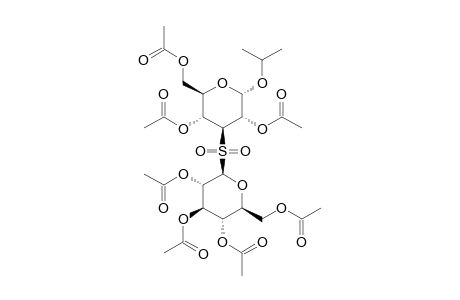 (2-PROPYL-2,4,6-TRI-O-ACETYL-ALPHA-D-GLUCOPYRANOSYL-3-YL)-(2,3,4,6-TETRA-O-ACETYL-BETA-D-GLUCOPYRANOSYL)-SULFONE